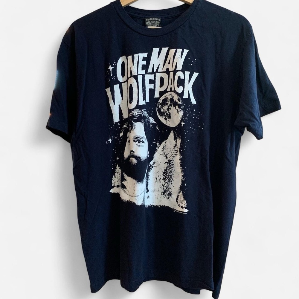 NWT The Hangover Movie Official Licensed Movie Promo Blue Graphic T-Shirt‎ Men L